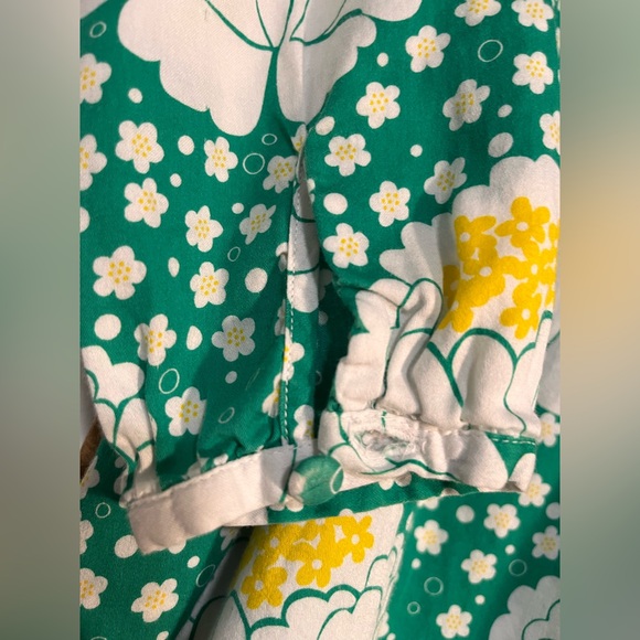 H&M Green Dress with White Floral Design - Picture 3 of 6